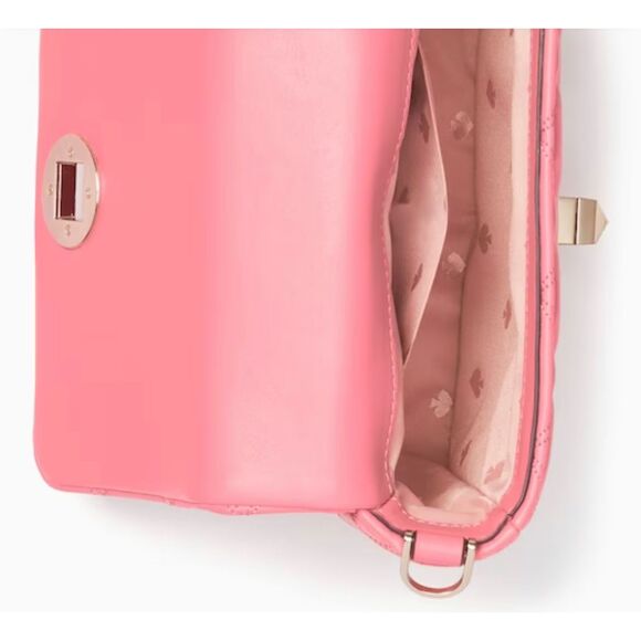 Kate Spade Natalia barbie pink Square Crossbody $360 new m11 - Picture 8 of 8